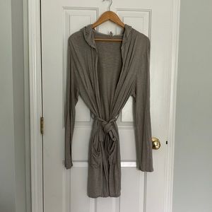 NY and Co. lightweight gray robe
